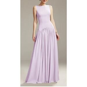 AW BRIDAL 6 S lilac Seren chiffon bridesmaid formal party maxi dress NEW B173